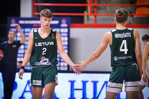 Dar vienas nusivylimas: Lietuvos 18-mečiai krito Europos čempionato aštuntfinalyje