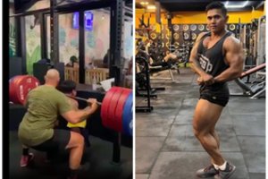 Kvaila tragedija: kultūristas ant sprando užsimetė 210 kg štangą ir sutraiškė slankstelius