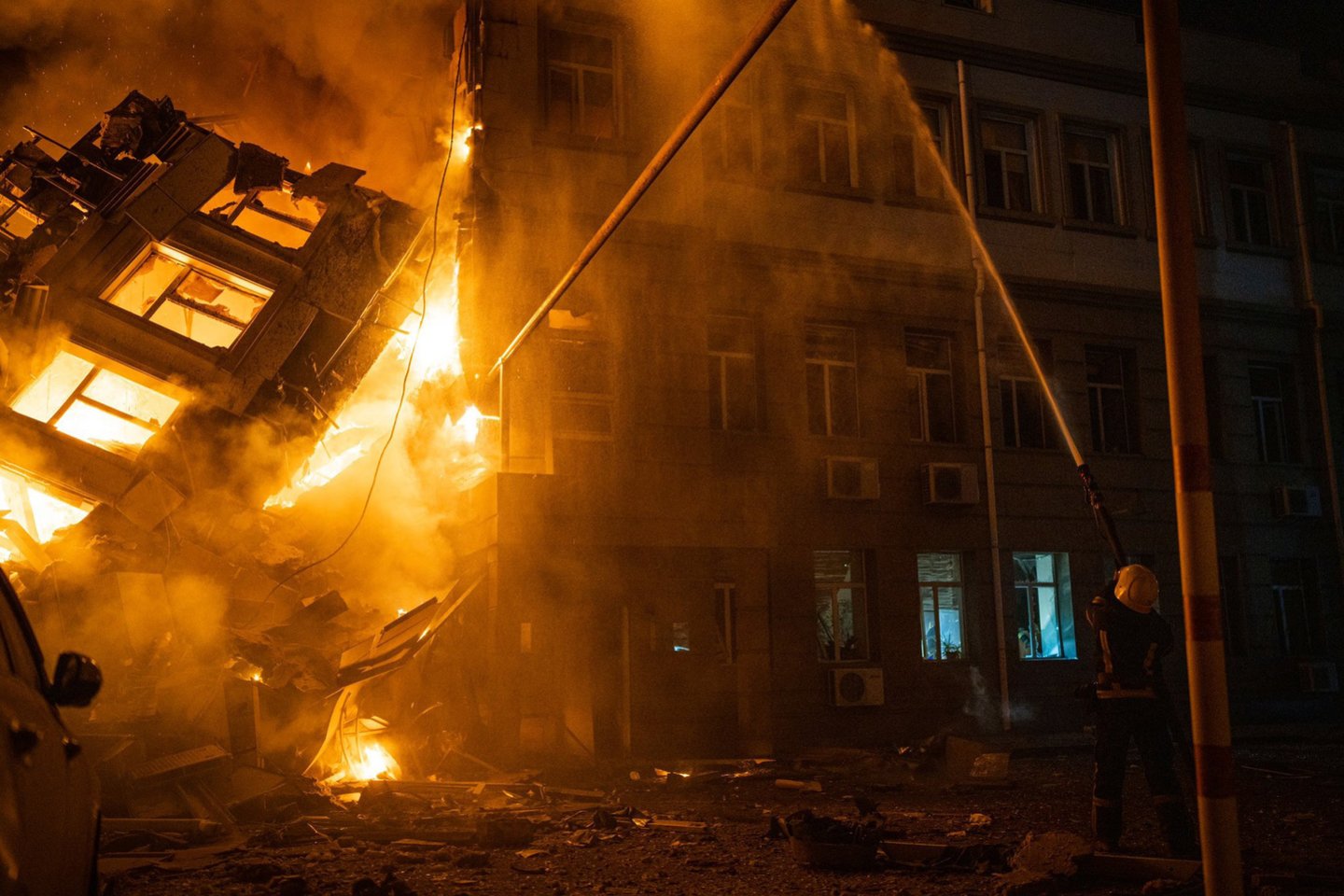 Karas Ukrainoje, Rusija raketomis atakavo Odesos sritį.<br>ZUMA Press/Scanpix nuotr.