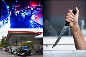 Kauno degalinėje – kruvina policininko akistata su žmogžudžiu: per plauką netapo antra auka