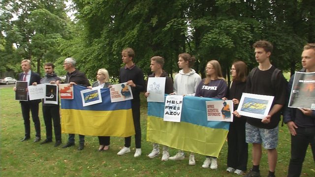 Kraupaus įvykio metinės pažymėtos piketu: Lietuvoje prisimenama Olenivkos tragedija
