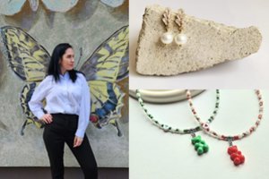 ​Šiaulietės kurtus papuošalus moterys tiesiog graibsto: „Būna ir tokių, kurios perka po dešimt porų auskarų“