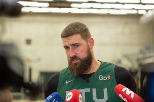 Jonas Valančiūnas įvardijo pagrindinę Lietuvos rinktinės varomąją jėgą