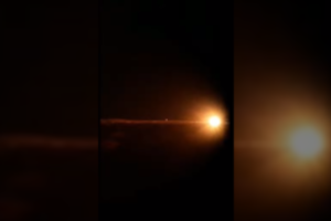 Kryme naktį buvo triukšminga: sprogo okupantų amunicijos sandėlis