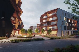 Palaiminta: Pašilaičiuose statys modernų kvartalą, naujakuriams – 499 butai