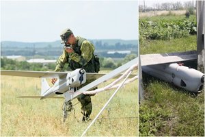 Tikras nesusipratimas: panašu, kad Rusijos pajėgos numušė vieną naujausių savo dronų