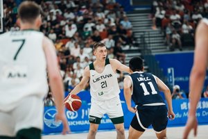 Prieš argentiniečius kritę Lietuvos krepšininkai universiadoje kovos dėl 5-os vietos