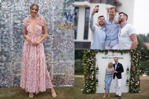 Birštone įsikūręs „Vytautas Mineral SPA“ žinomus žmones sukvietė į šampano vakarėlį: atvyko ir broliai Lavrinovičiai su žmonomis