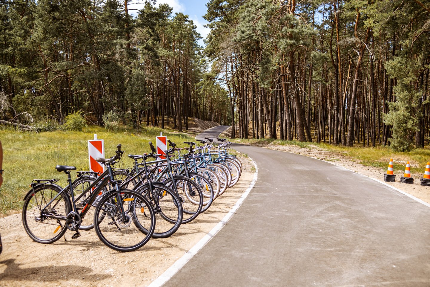 Šiltuoju metų laikotarpiu miestų gyventojai renkasi dviračius ne tik laisvalaikio praleidimui, bet ir kasdieniam transportui.<br>Susisiekimo ministerijos nuotr.