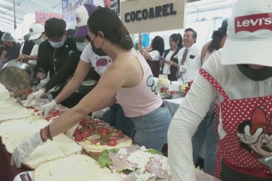 Meksikoje maisto entuziastai rinkosi į išskirtinę mugę: šefams pavyko pagerinti vieną rekordą