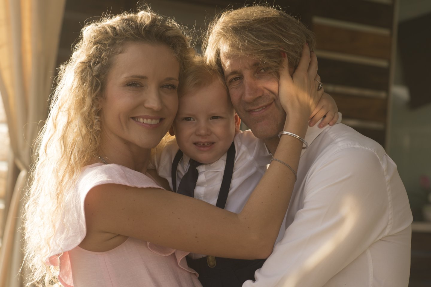 Edita Daniūtė-Gozzoli su šeima.<br>Asmeninio albumo nuotr.