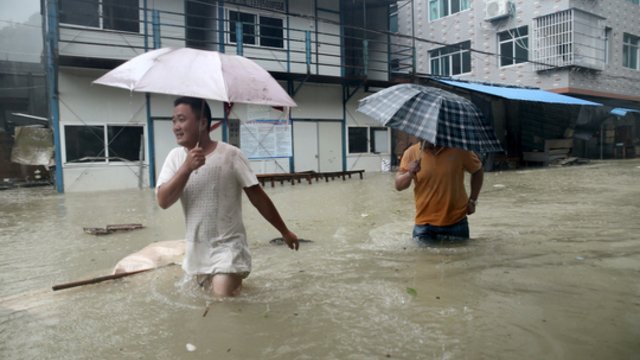 Kinijoje po taifūno nuostoliai siekia apie 2 mlrd. eurų: sugriuvo daugiau nei 2 tūkst. namų