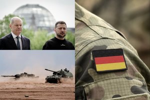 „Die Welt“: nepaisant didelių pažadų – Vokietija toliau dvejoja dėl ginklų tiekimo Ukrainai