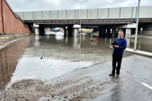 Po smarkios liūties Klaipėdoje – skubus posėdis