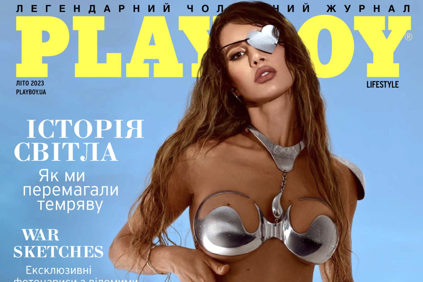 Ukrainietė Iryna Bilocerkovec pozuoja „Playboy“ žurnalo viršeliui.<br>CapitalPictures/Scanpix nuotr.