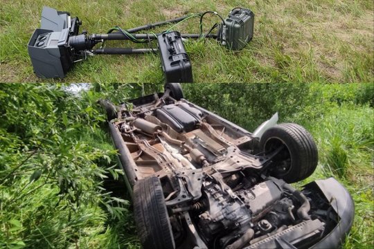 Skolintu automobiliu nudaužto „trikojo“ kaina – daugiau 65 tūkstančiai eurų