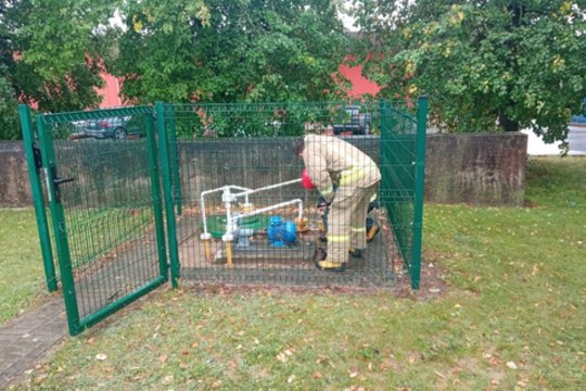 Kėdainių degalinėje pradėjus sklisti dujoms paaiškėjo, kad jas prižiūrintis darbuotas girtas
