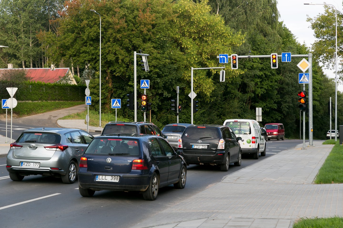 Pagal Vilniaus miesto darnaus judumo planą, skirtingose miesto vietose prioritetas skiriamas ir skirtingiems eismo dalyviams.<br>T.Bauro nuotr.
