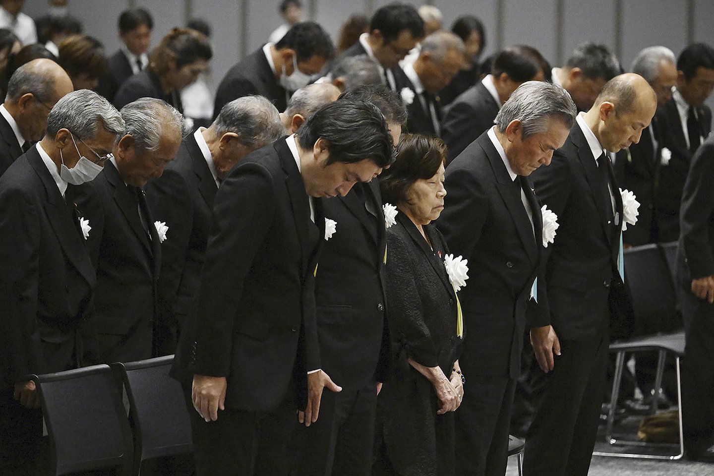 Japonija mini 78-ąsias Nagasakio bombardavimo metines.<br>AP/Scanpix nuotr.