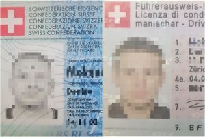 Pasieniečiams įkliuvo latvis su šveicariškų dokumentų klastotėmis