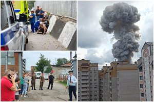 Maskvos srityje nugriaudėjo galingas sprogimas: sužeista daugiau nei 50 žmonių