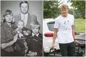 M. Kuzminsko tėvai mini svarbią sukaktį: krepšininkas skyrė jautrius žodžius