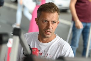 Atsirado prie bažnyčios Nidoje pavogtas Andriaus Tapino paspirtukas