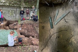 Tikras džiaugsmas archeologams: Kernavėje rastas istorinių lietuviškų pinigų lobis