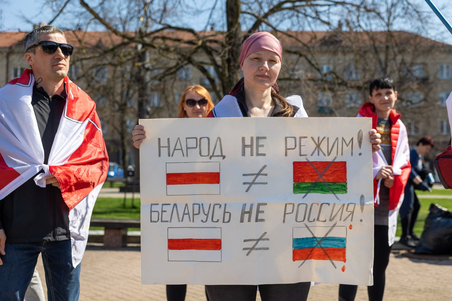 Solidarumo su Baltarusija akcija.<br>J.Kalinsko (ELTA) nuotr.