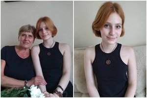 Kal­bos ant pe­čių ne­ne­šio­si: uk­rai­nie­tė abi­tu­rien­tė Li­za sa­ko lie­tu­viš­ką „ačiū” sa­vo mo­ky­to­jai Ri­tai