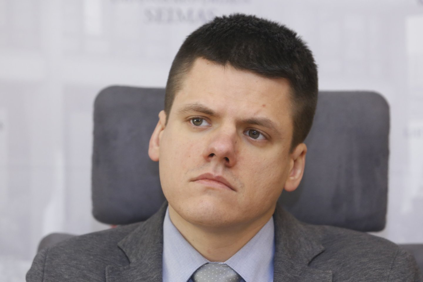 Joniškio ligoninės vadovas Martynas Gedminas.<br> ELTOS (Mariaus Morkevičiaus) nuotr.