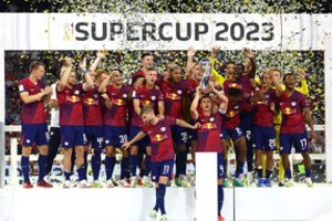 Vokietijos supertaurės finale „Bayern“ buvo bejėgiai prieš „RB Leipzig“