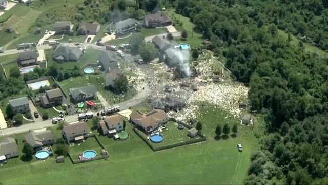 JAV – masinis namo sprogimas: žuvo keturi žmonės, nieko neliko ir iš šalia esančių pastatų