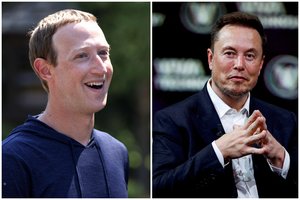 Planuojama E. Musko ir M. Zuckerbergo dvikova: milijardieriai apsikeitė kandžiomis replikomis