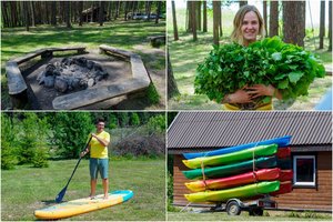 Ignalinos rajone poilsį gamtoje atranda iš naujo: nebegalėsite sakyti, kad nepatinka pirtis ar baidarės