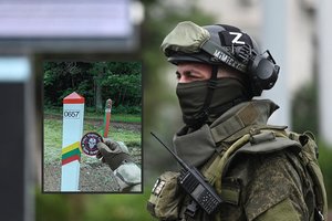 Plinta nuotrauka, esą „Wagner“ grupuotė peržengė Lietuvos sieną: VSAT perspėja – tai klastotė