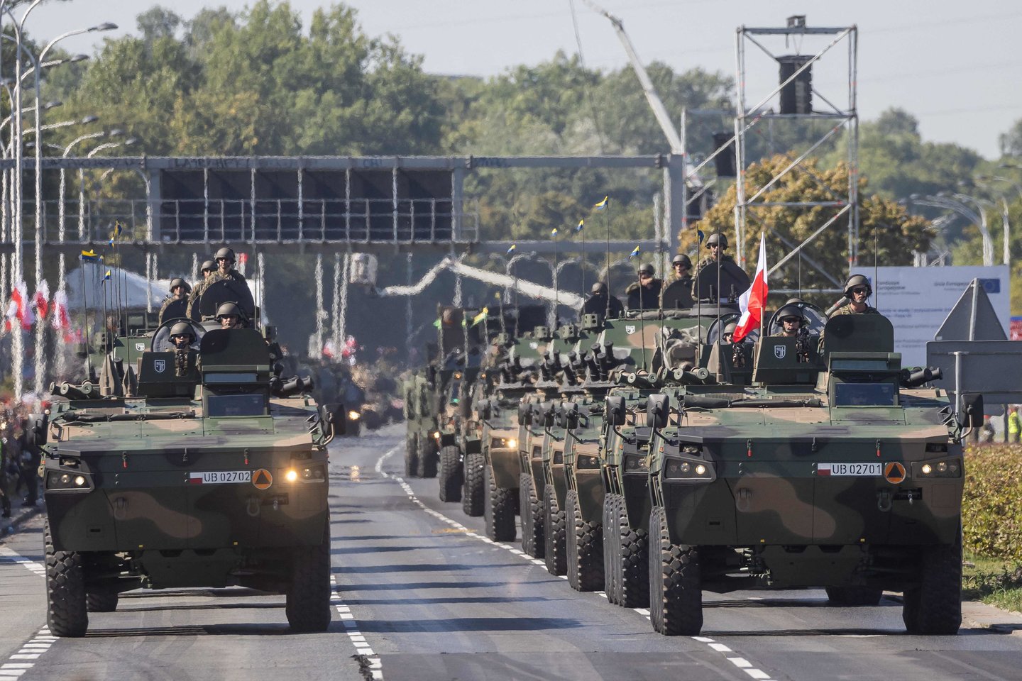Karinis paradas Lenkijoje.<br>AFP/Scanpix nuotr.
