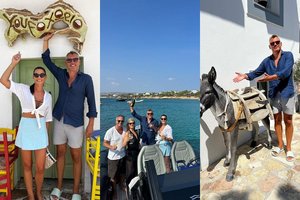 Visą vasarą Š. Jasikevičius ir A. Douka praleido pavydėtinai atostogaudami, o jų lagamine – stilingi drabužiai