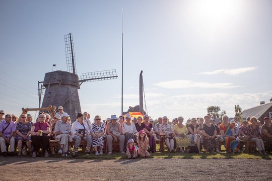 Rugpjūčio 15 d. vakarą Žaliūkių malūnininko sodyboje vyko Žolinės šventė<br>K.Steponavičiūtės nuotr.