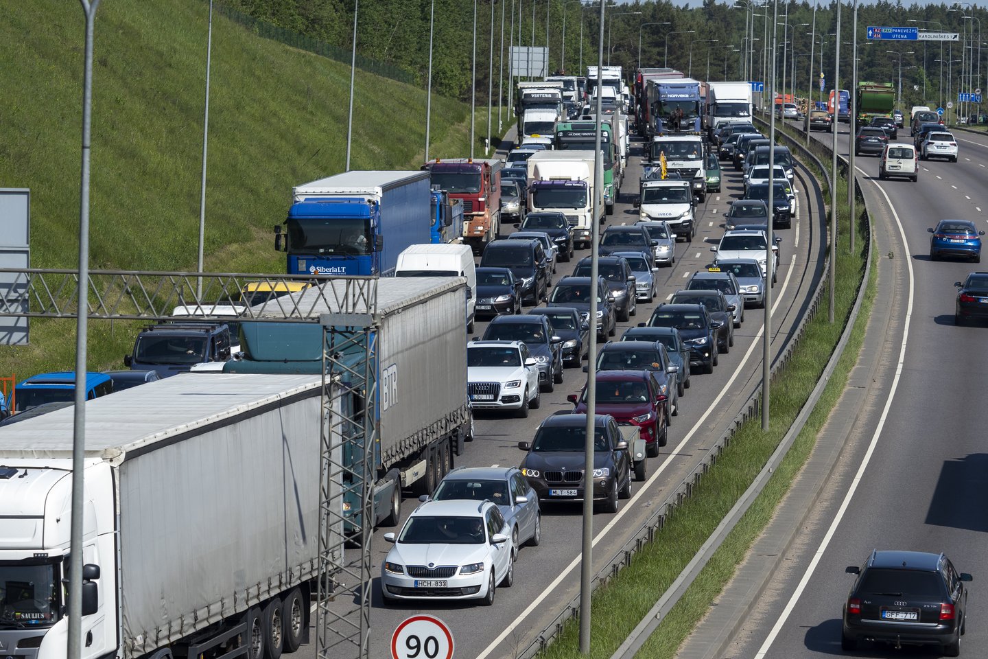 Avaringumo problema Lietuvos keliuose šiemet itin neramina tiek visuomenę, tiek už saugumą keliuose atsakingas institucijas.<br>V.Ščiavinsko nuotr.