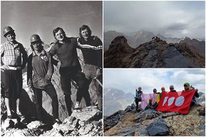 Amžius – ne riba: alpinistų senjorų klubas įkopė į Vilniaus vardu pavadintą viršukalnę Tadžikistane