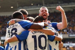 Per 10 minučių 3 įvarčius įmušę „Brighton“ futbolininkai iškovojo antrąją pergalę „Premier“ lygoje