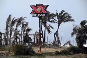 Uraganas „Hilary“ smogė JAV ir Meksikos pakrantėms: įspėja apie katastofiškus potvynius, vėjo greitis – 175 km/val.