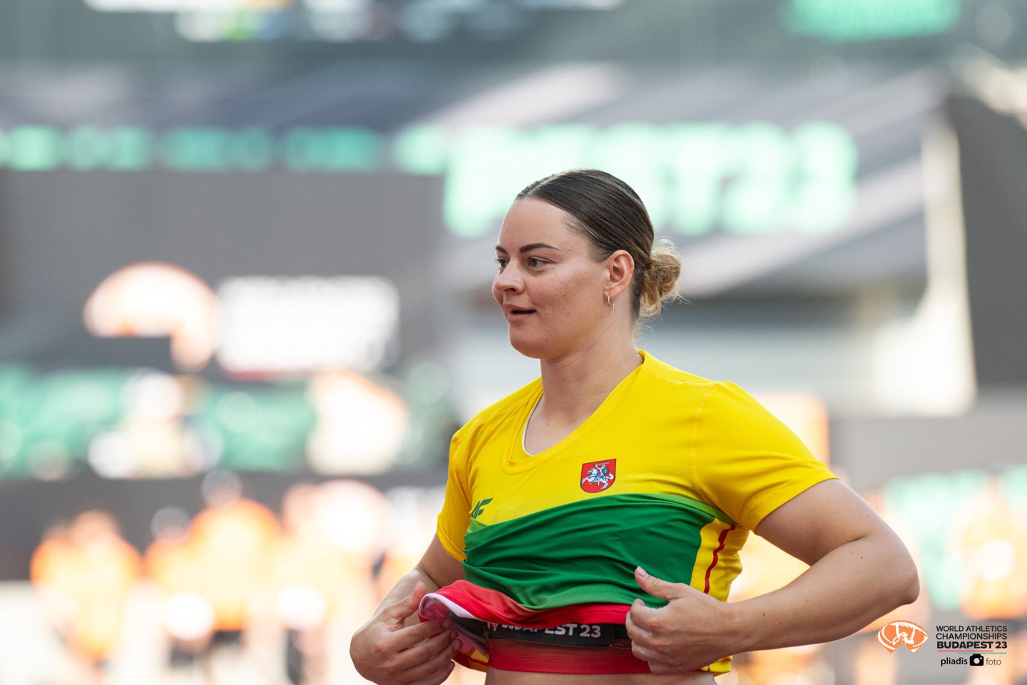 Ieva Zarankaitė pasaulio čempionate liko už finalo borto.<br>A.Pliadžio nuotr.