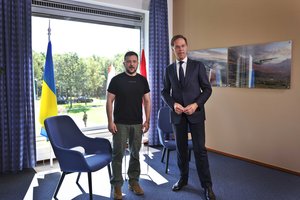 V. Zelenskis atvyko į Nyderlandus