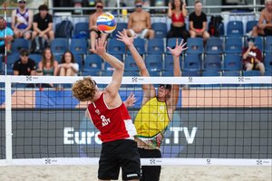 Dvi dramas laimėję tinklininkai K. Palubinskas ir S. Vilkelis Europos jaunimo čempionate – septinti