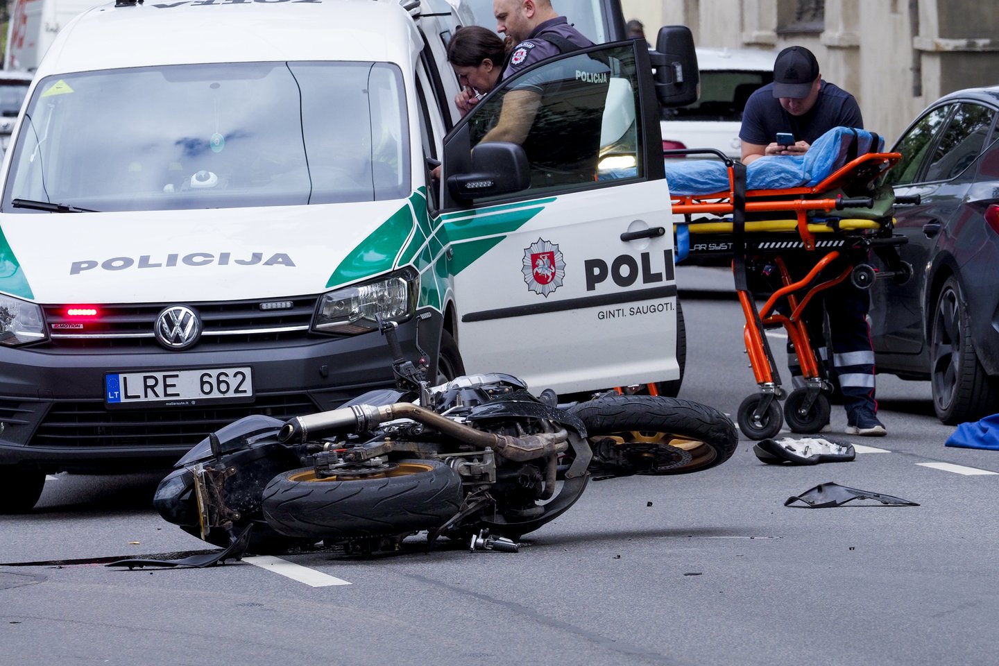 Sekmadienio avarijose Lietuvos keliuose sužeista 15 žmonių.<br>V.Ščiavinsko asociatyvi nuotr.