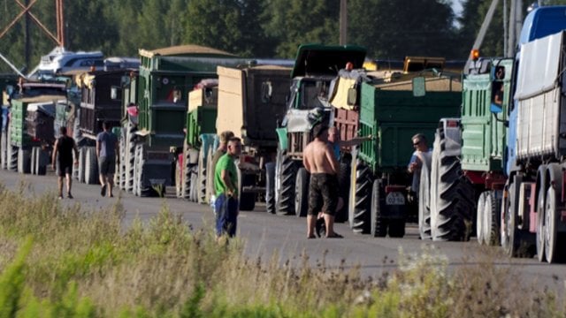 Ukrainietiškų grūdų tranzitas sustojęs ir per Lietuvą: paaiškino to priežastis