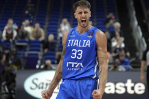 Italijos krepšininkai padėjo tašką kontrolinių mačų maratone