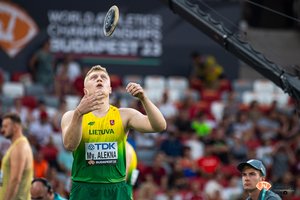 Mykolas Alekna pasaulio čempionate pasidabino bronziniu medaliu